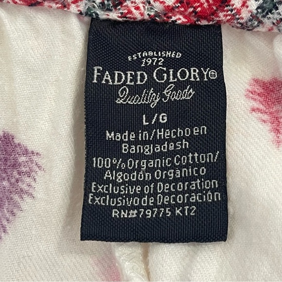 Faded Glory winter themed pajama pants size large - Picture 6 of 6